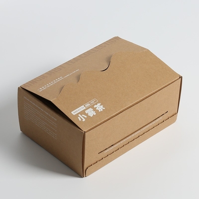 Buy Custom Size Kraft Shipping Box For Cosmetic , Brown Craft Packaging Box Wholesale online manufacture