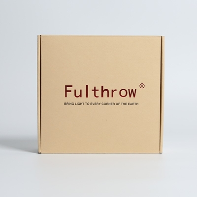 Buy Embossed Logo Kraft Corrugated Box For Bags Packaging Custom Design And Recyclable online manufacture