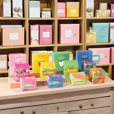 Buy Recyclable Luxury Paper Gift Box For Soap Special Paper 4C Print online manufacture