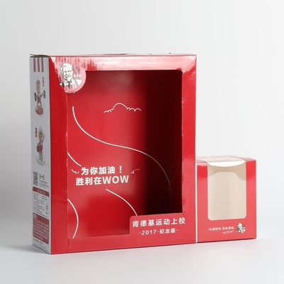 Buy OEM ODM 4x4x5 Inches Straight Tuck End Box Coated Paper Packaging Box For KFC Food online manufacture