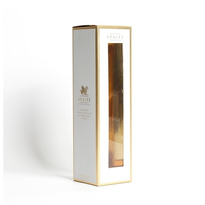 Buy Rectangle Slotted Ivory Cardboard Box For Perfume Bottle Packaging Custom Printed online manufacture