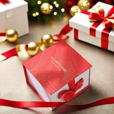 Buy Gold Hot Stamping Rigid Cardboard Cosmetic Gift Box Packaging Book Shaped Folding online manufacture