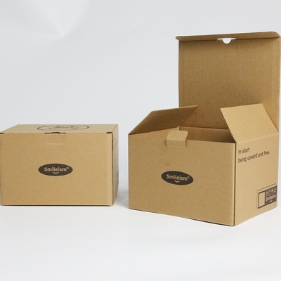Buy Brown Craft Eyelash Box Customized Facial Mask Packaging Box For Small Objects online manufacture