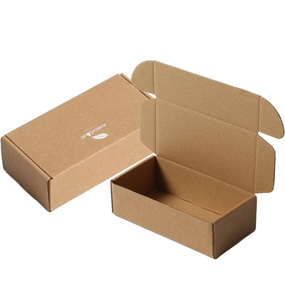 Recycable Kraft Corrugated Box With Silk White Ink High Strength Corrugated Mailers