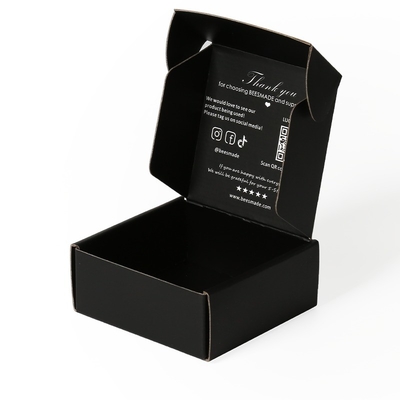 Custom Shipping Mailer Boxes Black Inside And Outside Lipstick Paper Box Packaging