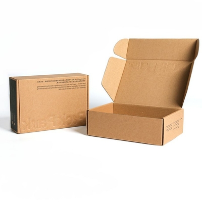 CMYK 4 Color Offest Printing Brown Craft Paper Box for Food Packaging Custom Logo