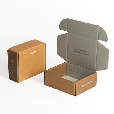 Custom Eco-Friendly Brown Craft Shoe Box Strong Protection for Your Packaging