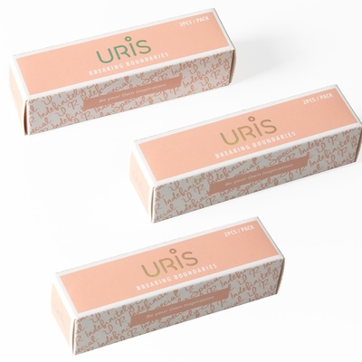 Customized Logo Paper Electronic Packaging Box , Lipstick Gift Box With Handle
