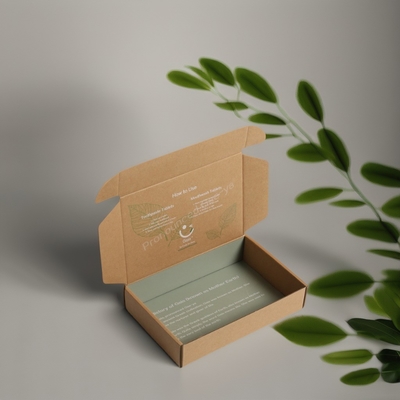 Recycled Custom Logo Double-printed Kraft Carton Eco-Friendly Paper Packaging Box