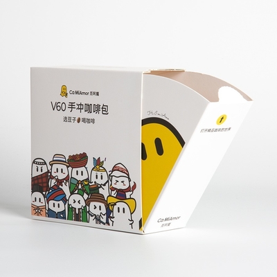 Ribbon Accessories Plastics Liner White Thick Durable Paperboard Tuck Boxes for Tea Packing Design Your Logo Colour