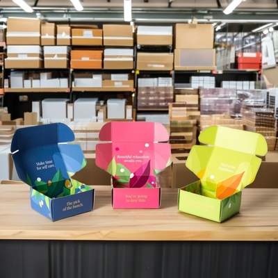 Custom Coated Paper Packaging Box Cardboard Corrugated Shipping Boxes Gold Foil