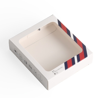 Eco Friendly Corrugated Board Packaging Boxes With PET Window Custom Shape